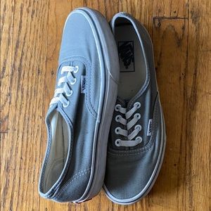 light grey authentic vans